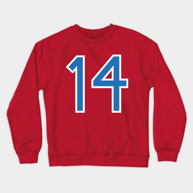 14 Crewneck Sweatshirt by Mojoswork